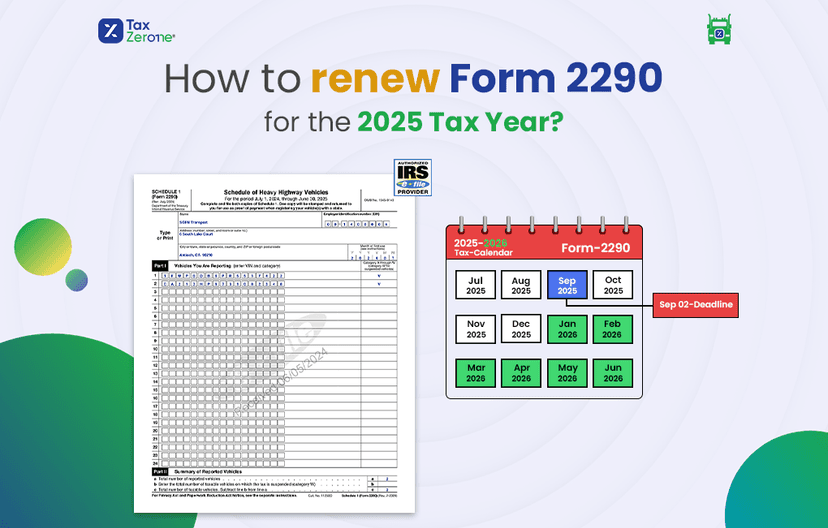 How to renew Form 2290 for the 2025 Tax Year?
