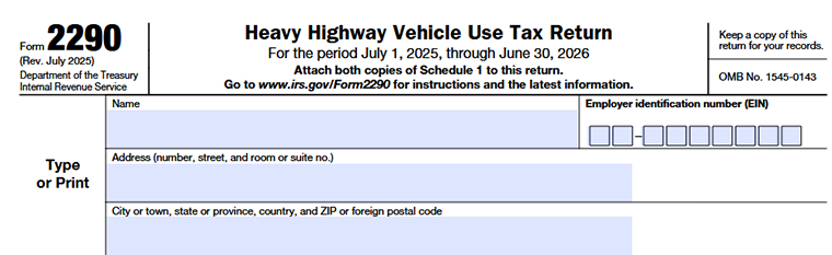 Form 2290 Instructions - How to fill out?