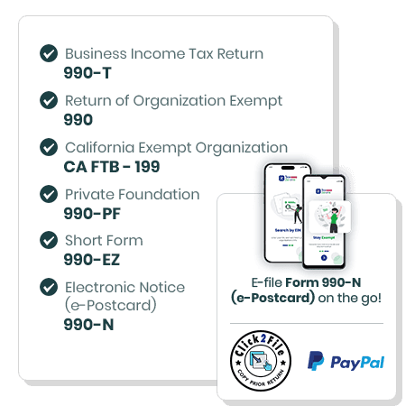 Exempt Org. Forms