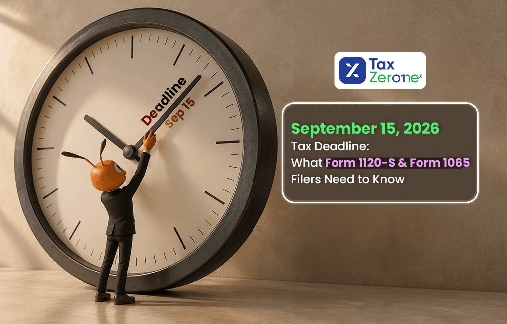 September 15, 2026 Tax Deadline: What Form 1120-S & Form 1065 Filers Need to Know