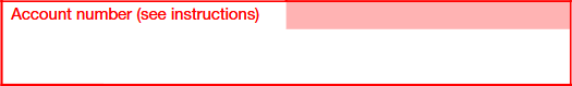 Borrower/Payer details and account number