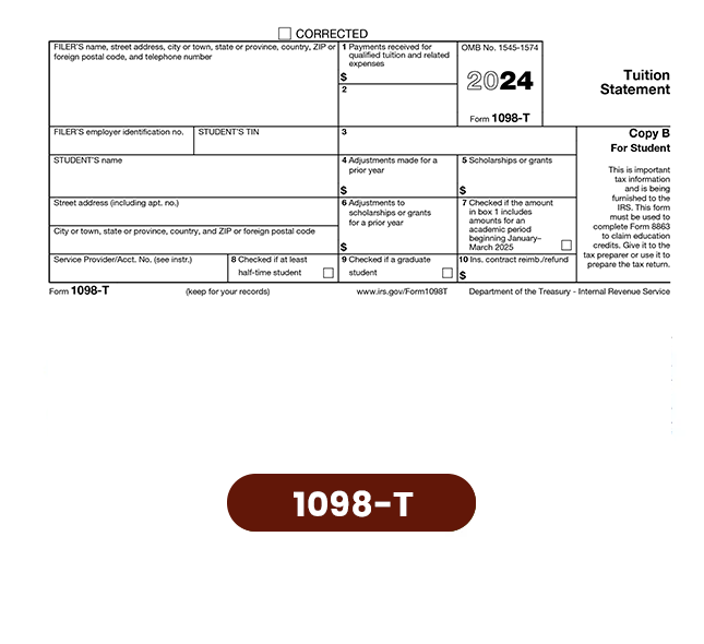 Form 1098-T, Tuition Statement