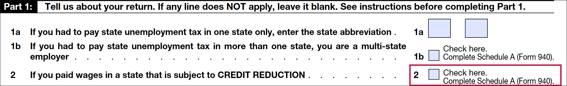 Credit Reduction States