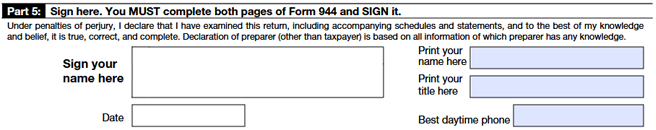 Step 6: Sign and Date the Form