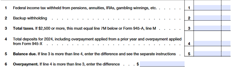 Step 2: Enter tax withheld