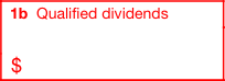 Box 1b: Qualified Dividends