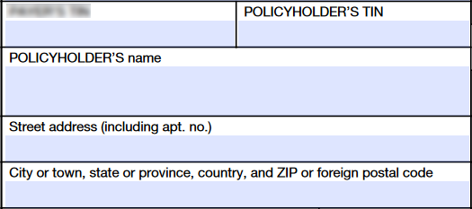 Policyholder details