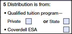 Box 5: Checkbox