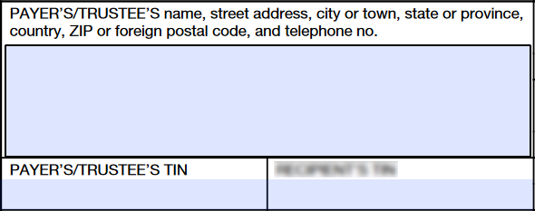 Trustee/Payer details