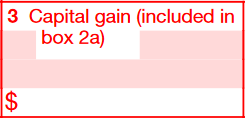 Box 3: Capital Gain (Included in Box 2a)