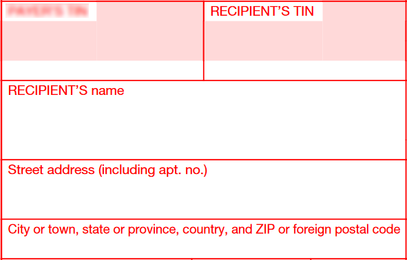 Recipient details