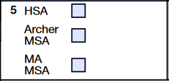 Box 5: Checkbox