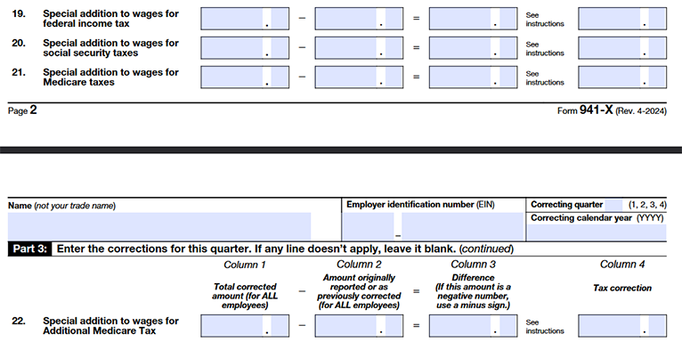 form 943 Total deposits taxes