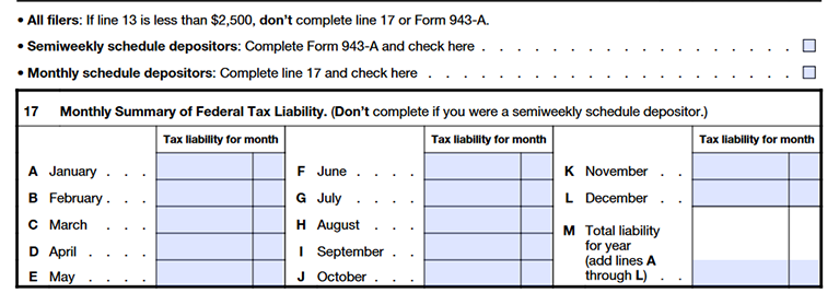 Form 943 Instructions: Report Agricultural Employment Taxes