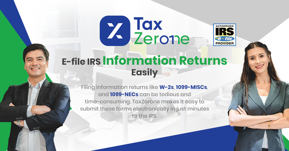 Efile IRS Form 1099INT with TaxZerone® Fast & Easy Filing