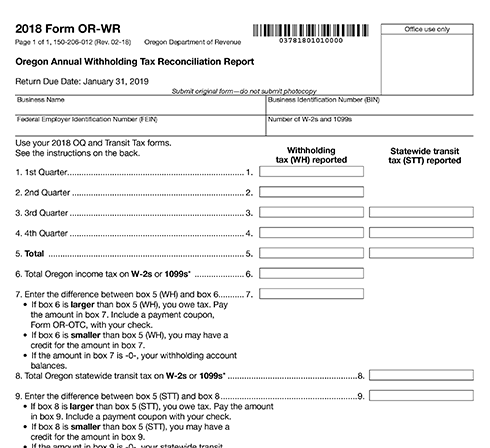 Oregon W-2 Form Filing Requirements for the 2024 Tax Year