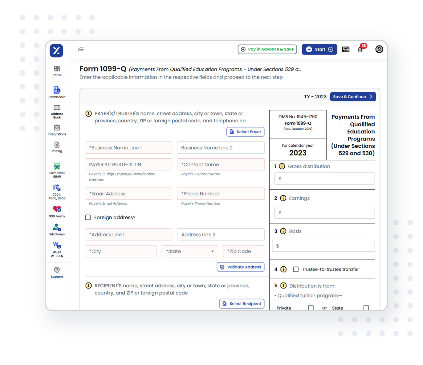 File Form 1099-Q Online - TaxZerone E-Filing Solutions