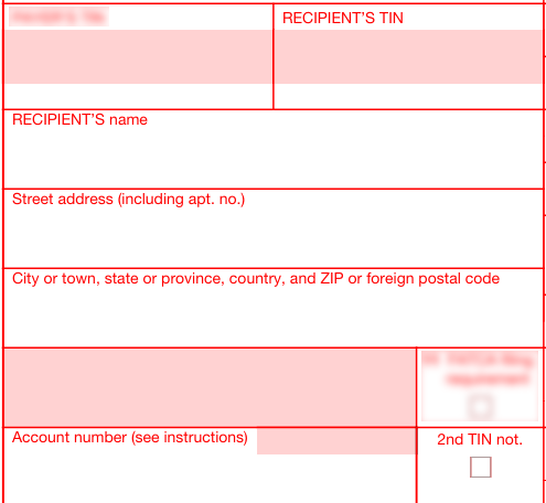 Recipient details