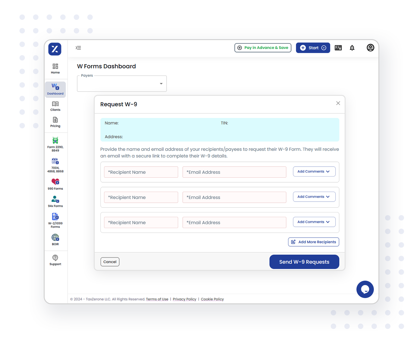 Streamline Your W-9 Process with TaxZerone